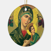 Onze moeder van Perpetual Help Jezus Keramisch Ornament (Links)