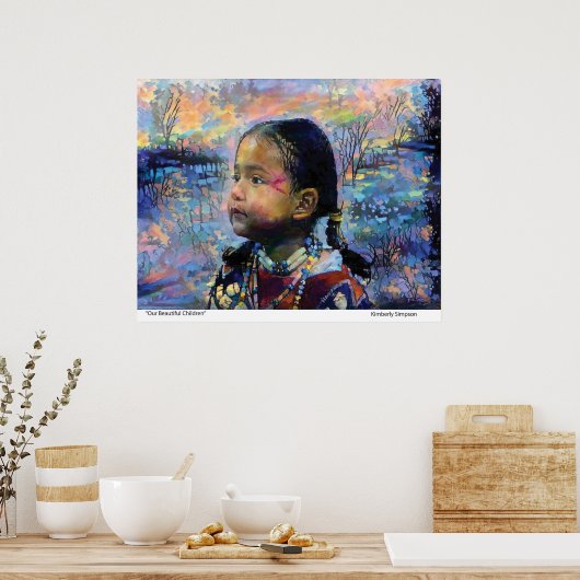 Onze mooie kinderen poster (Keuken)