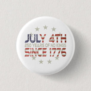 Onze Natie 250e 4 juli Knop Vieren Ronde Button 3,2 Cm