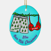 Onze negende kerst keramisch ornament (Rechts)