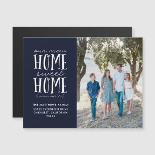 Onze nieuwe mededeling over 'Home Sweet Home Movin Magnetische Uitnodiging
