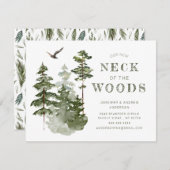 Onze nieuwe nek van de Bossen | Verplaatsingsaanko Aankondiging (Voorkant / Achterkant)