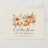 Onze Nieuwe Thuis Thanksgiving bewegende aankondig Briefkaart (Voorkant)