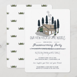 Onze Nieuwe Woonplaats Housewarming Party Kaart