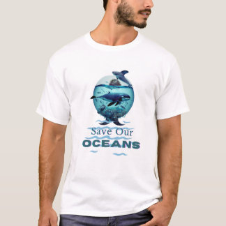 Onze oceanen redden, T-shirt voor de zomer