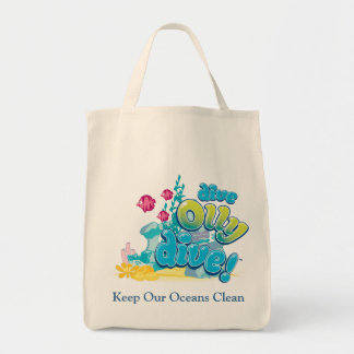 Onze oceanen schoon houden tote bag