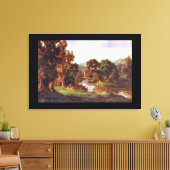 Onze oude molen', George Innes_Landschappen Canvas Afdruk (Insitu (Woonkamer))