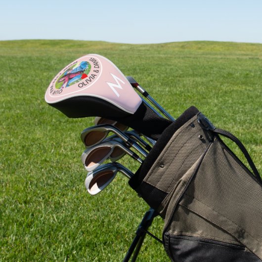 ONZE PAR-FECT MOM Photo Monogram Roze Golfheadcover (Insitu)