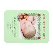 Onze Perfecte Gift Baby Aankondiging Magneet (Horizontaal)