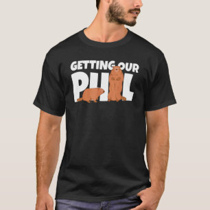 Onze Phil Happy Groundhog Day Woodchuck Rod krijge T-shirt