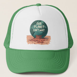 Onze planeet kan niet wachten – Klimaatactie Trucker Pet