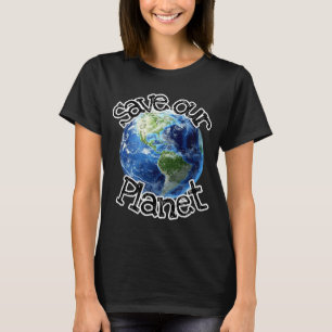 Onze planeet redden t-shirt
