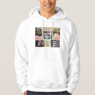 Onze prachtige familie 5 foto hoodie