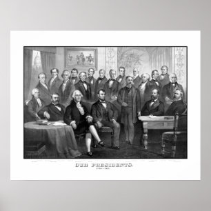 Onze Presidenten 1789 - 1881 Poster