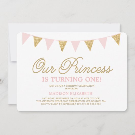 Onze prinses | Aanbesteding op zondag Kaart (Voorkant)