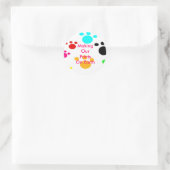 Onze Prints maken op aarde Sticker (Tas)