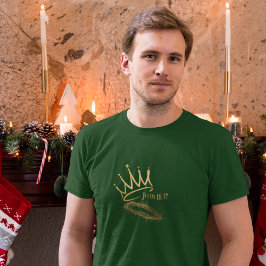 ONZE REDDER KING CHRISTELIJKE MANNEN T-SHIRT