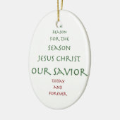 Onze reddingboom keramisch ornament (Links)