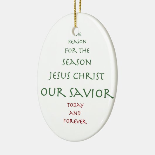 Onze reddingboom keramisch ornament (Links)