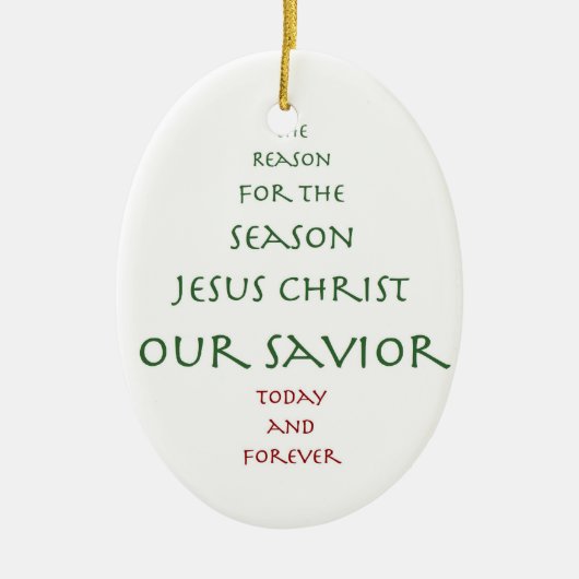 Onze reddingboom keramisch ornament (Voorkant)