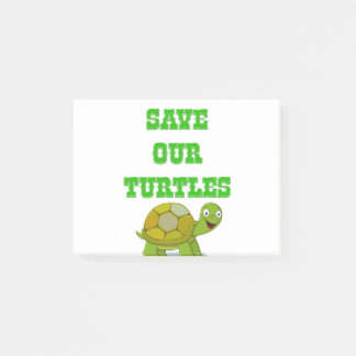 Onze schildpadden redden post-it® notes