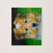 Onze Shetland Sheepdog Ons gezinsleven Legpuzzel (Verticaal)