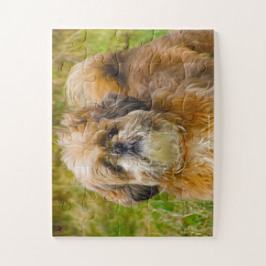 Onze sjiih Tzu ons familiegezelschap Legpuzzel (Verticaal)