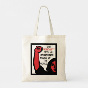 Onze solidariteit met alle progressieve vrouwen tote bag
