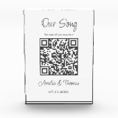 Onze Song Custom QR Code | Verlanglijstje Fotoblokken (Voorkant)