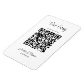 Onze Song QR-code | Gepersonaliseerde sleutel Magneet (Linkerzijde)