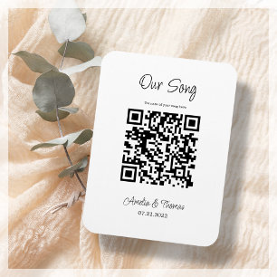 Onze Song QR-code   Gepersonaliseerde sleutel Magneet