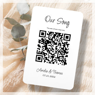 Onze Song QR-code | Gepersonaliseerde sleutel Magneet