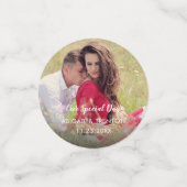 Onze speciale dag bruiloft foto confetti (Kleine voorkant)