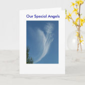 Onze speciale engelen kaart (Gele Bloem)