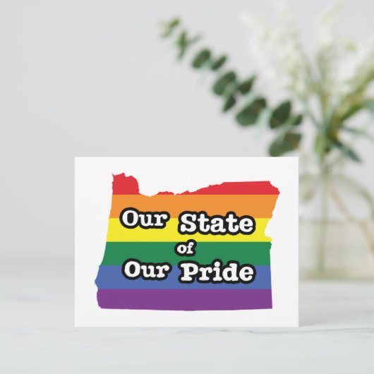 Onze staat van onze trots | Oregon Briefkaart (Staand voorkant)