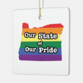 Onze staat van onze trots | Oregon Keramisch Ornament (Links)