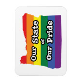 Onze staat van onze trots | Oregon Magneet (Verticaal)