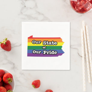 Onze staat van onze trots Pennsylvania Servet