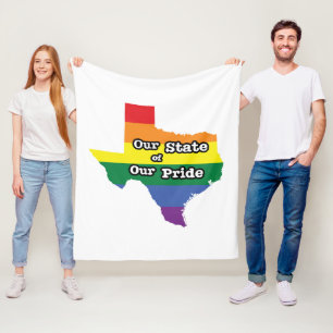 Onze staat van onze trots Texas Fleece Deken