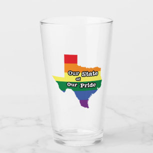 Onze staat van onze trots Texas Glas