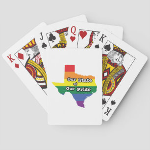 Onze staat van onze trots Texas Pokerkaarten