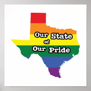 Onze staat van onze trots Texas Poster