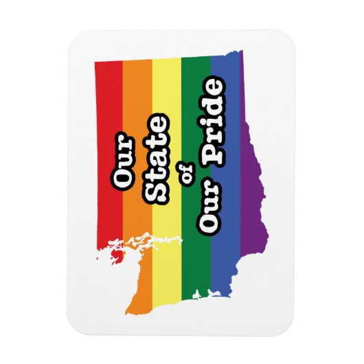 Onze staat van onze trots | Washington Magneet (Verticaal)