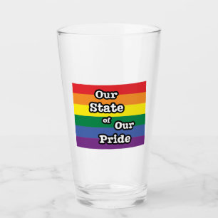 Onze staat van onze trots Wyoming Glas