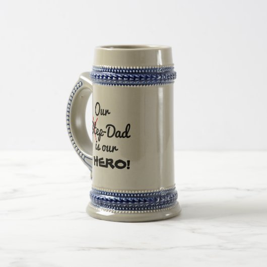 Onze stiefvader is onze HELD stiefvader rustiek co Bierpul (Voorkant links)