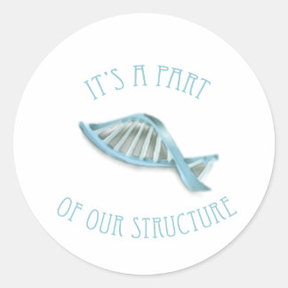 Onze structuur ronde sticker