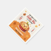 Onze Sweet Little Cutie Pie Herfst Baby shower Servet (Hoek)
