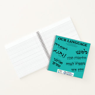 "Onze Taal" Teal Notitieboek