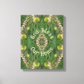 Onze thuis gedroogd zwaard Abstract Canvas Afdruk (Voorkant)