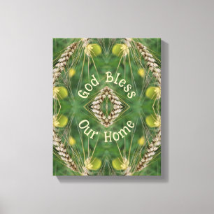 Onze thuis gedroogd zwaard Abstract Canvas Afdruk